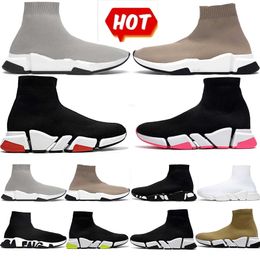 casual sock shoes trainers sneakers 2024 free shipping shoes black white red buttom yellow green red grey colour for men women outdoors 36-45