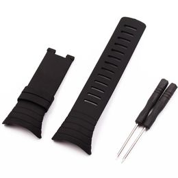 Watch Accessories For Suunto core Watches Men 100% All Standard Bracelet Black Belt Tape Strap315H