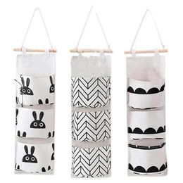 3Pcs Over The Door Storage Pockets Hanging Bags Organiser Wall Closet 9 Pockets Home225C