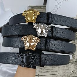Designer Belt Leather for Mens and Women's high quality Smooth Buckle Size 105-125cm Chooes Business Belts with box