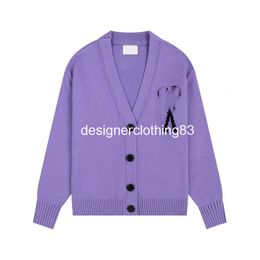 Womens fashion clothes designer shirt love Pattern Cardigan Sweater Coat Blended Woman Knitwear Ladies Knitted Long Sleeve women clothing knit S-XL