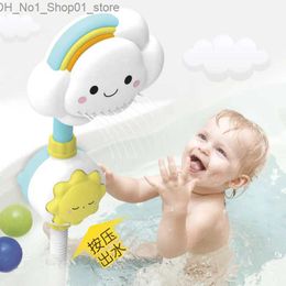 Bath Toys Montessori summer water toy for kids 2 to 4 year old baby bath Swimming pool Beach toy baby toy 6 to 12 month game for baby bath Q231212