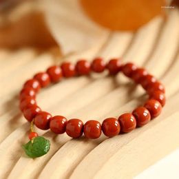 Strand Full Colour Meat South Red Agate Bracelet 8mm Old Bead Ring With Jasper Annual More Simple Pendant Women Girl
