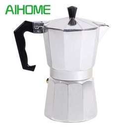 Italian Top Espresso Percolator 1cup 3cup 6cup 9cup 12cup Stovetop Coffee Maker Octagonal Household Aluminium Cafeteira C1030283C