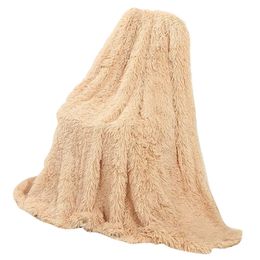 Blanket Throw Blanketts Fuzzy Extra Comfort Nordic Long Hair Breathable Throw Blanketts for Couch 231212