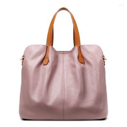 Evening Bags 2024 Luxury Women Messenger Genuine Leather Famous Handbag Brands Female Designer Shoulder Tote Bag Casual