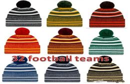 2020 Sideline Beanies Beanies Hats American Football 32 teams Beanies Sports winter knit caps Beanie Skullies Knitted Hats drop sh8687154