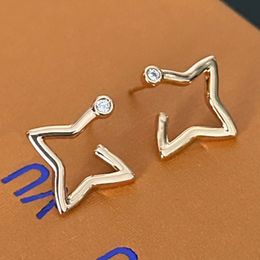 Fashion Designer Earrings Ear Stud Women Brand Letter With Stamp Earring High Quality Gold Plated Copper Luxury Crystal Pearl Wedding Jewellery Christmas Gifts