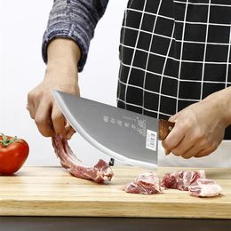 8 inch Professional Stainless Steel Forged Chinese LNIFE Meat Cleaver Butcher Chopping LNIFE Kitchen Chef Knives236E