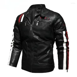 Men's Jackets 2023 Autumn And Winter Racing Apparel Motorcycle PU Leather Coat Plus Size Cold Proof Fashion Brand Jacket