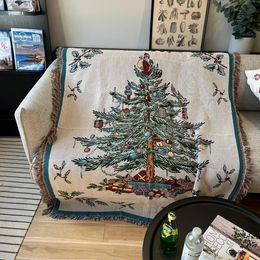 Blankets Years Gifts Blanket Nutcracker Christmas Tree Star Throw Soft Bed Quilt Xmas Decor for Home 231211