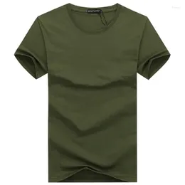 Men's Suits B8807 Simple Creative Design Line Solid Colour Cotton T Shirts Arrival Style Short Sleeve Men T-shirt Plus Size