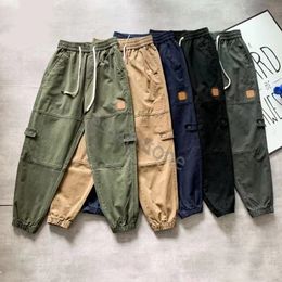 Sweatpants Carhart Designer Mens Pants Street Loose Jogger Women Straight Work Vintage Tactical Big Pocket Overalls Trousers Cargo Harajuku Hip Hop jeans M-4XL
