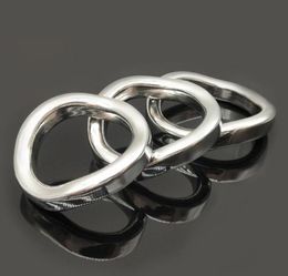 Cockrings FRRK Metal Penis Rings Curve Cock Harness Male Chastity Bondage Belt Delay Ejaculation Device Steel Adults Sex Toys For 4295330