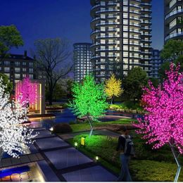 New1 5m1 8m 2 0m 2 5m 3 0m Height White LED Cherry Tree Light Outdoor Indoor Wedding garden resort Light Decorati204l