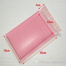 Usable space pink Poly bubble Mailer Gift Wrap envelopes padded Self Sealing Packing Bag factory 333S