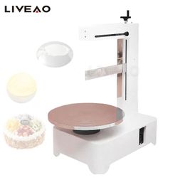 Cake Cream Coating Machine 110V 220V 4-16 Inch Bread Wedding Cake Cream Butter Daubing Maker