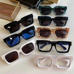 Fashion sunglasses square thick plate frame European and American style star hip-hop Polarised glasses unisex size 50-22-145 with 271j