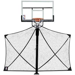 Balls Official 8'x10' Folding Basketball Backstop Net All-Weather Black 231212
