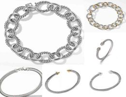 ed Wire Bracelet Charm Gold Sliver Bangle Round Head Bracelets Women Fashion Versatile Platinum Plated Twocolor Hemp Trend H3032808
