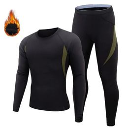 Men's Thermal Underwear Winter underwear Men Base Layer Long Johns Thin Fleece Compression Sports Tight Shapewear Clothing size S to 3XL 231212