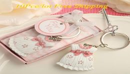 10Pcslot Amazing little dress key chain Favour for baby girl and baby birthday Favours and baby girl Favours baby Party favors3396291