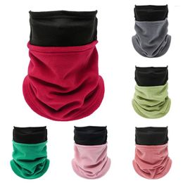 Scarves Outdoor Windproof Face Bandana Winter Fleece Warm Neck Warmer 3 In 1 Snood Thermal Half Cover Ski Riding Scarf