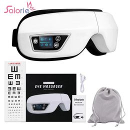 Eye Massager Eye Massager Smart Airbag Vibration Eye Care Instrumen Heating Bluetooth Music Relieves Fatigue And Dark Circles Wrinkle Remove 231211