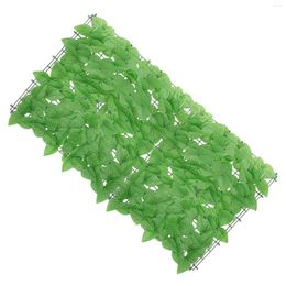 Decorative Flowers Leaves Simulated Green Wall Faux Plants Outdoor Artificial Plastic Balcony Leaf Fence