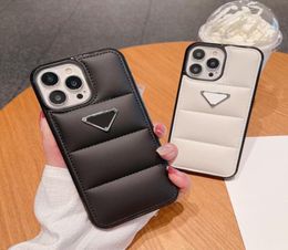 Fashion Designer Phone Cases For Iphone 14 Pro Max 13 Mini 12 Set 11 Sets Max Plus Xs Xr X PLUS L Casual Triangle Leather 221104027289216