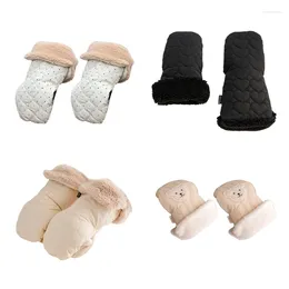 Stroller Parts Soft & Insulated Hand Warmer Gloves Anti-Freeze For Baby Strollers