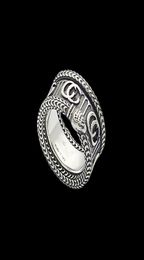 2020 New high quality Width 12mm fashion brand vintage charm men ring engraving couples ring wedding jewelry gift8305188