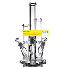Hookahs 9mm Thick Glass Bong Straight 18 14 12 inches With elephant Joint Super Heavy water pipe bongs bigbong dab rig ZZ