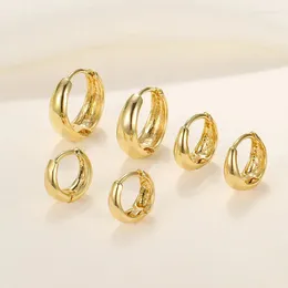 Hoop Earrings 6Pcs Vintage Circular Hollow Earring Set For Women Classic Geometry Metal Style Ear Buckle Y2K Accessories Fashion Jewellery