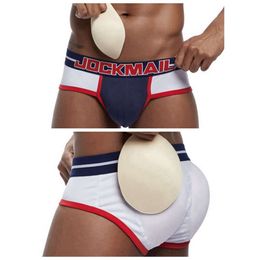 Fashion Padded Hip Men S Panties Push High Cup Cotton Briefs Padding Upholstered Male Underwear