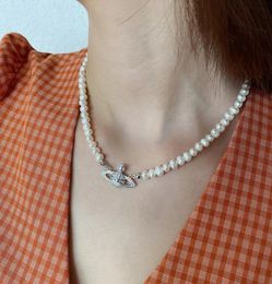 Planet pearl short necklace female 925 sterling silver Jewellery niche ins style luxury choker birthday gift 20101356001606603854