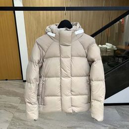 Brand Women's Down with White Label Capsule Down Coat Canadian Pastls Series Thick Coat Winter