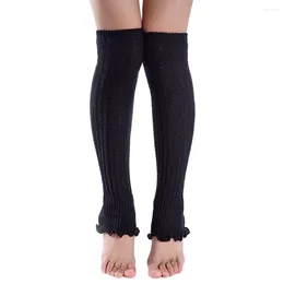 Women Socks Juniors Fashionable Ribbed Wool Knit Comfortable For Party Sports Casual