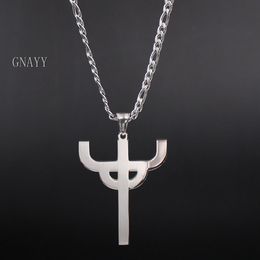 Jewellery 32 42mm size Gothic Punk Judas Priest Necklace Stainless Steel Men's Favourite Pendant merch logo symbol Char215n