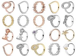 New High Quality Popular 925 Sterling Silver Cheap Rose Gold Fit Thin Finger Rings Stackable Party Round Rings Women Original Jewellery Gifts5309464