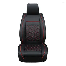 Car Seat Covers Multicolor Front PU Leather Universal Cushion Soft Protector