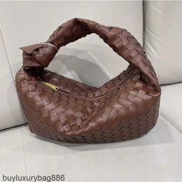 Womens Luxury Bags Botteg Venetas Leather Top Hadle Bag Authentic Designer Bag Large One Jodies Winter Dumpling Knotted Bags Woven Leather Womens Shoulder Diag HBI1