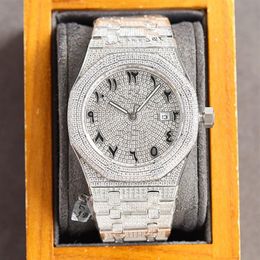 Diamond Watch Automatic Mechanical Mens Watches 40mm Life Waterproof Wristwatches Men Casual Business Wristwatch Montre De Luxe Fo302T