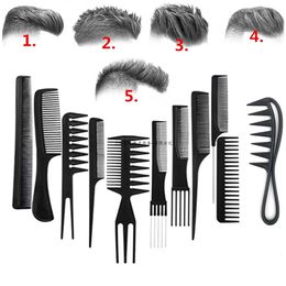 Hair Brushes Arrivals Men Women Beauty Salon Styling Hairdressing Black Plastic Brush Combs Anti static Hairbrush Modelling Tools 231211