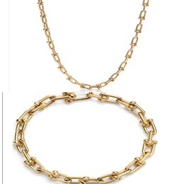 diamond heart pendant necklace gold pendant for women Necklaces body Jewellery Thin U-shaped hardware designer couple fashion watche300u