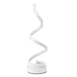 Table Lamps Y8AB SpiraI Design LED Desk Lamp Light Dimmable Bedside For Bedroom Office Study Room Idea Gift Kid2379