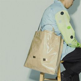 kraft paper allmatch pvc shopping bag transparent portable unisex purses and handbags letter reusable shopper crossbody bags281o