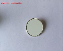 new style blank pins for sublimation pin brooch for heat tranfer printing blank women pins brooches DIY consumable material 07318553659