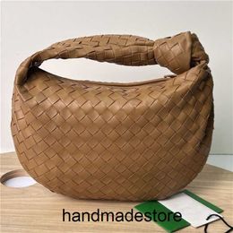 Large Luxury venetaabottegaa Lambskin Bag Jodie Woven Women's Knotted Round Hobo Dumpling Underarm Leather Tote Handbags AYFM