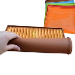 Non-stick Silicone Oven Mat Baking Mat Baking Macaron Cake Pad Swiss Roll Pad Bakeware Baking Tool Cake Roll Mat298V